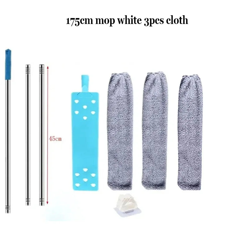 Telescopic Long Handle Broom For Home Blinds Dust Microfiber Brushes To Install Easy To Use Household Cleaning Tools