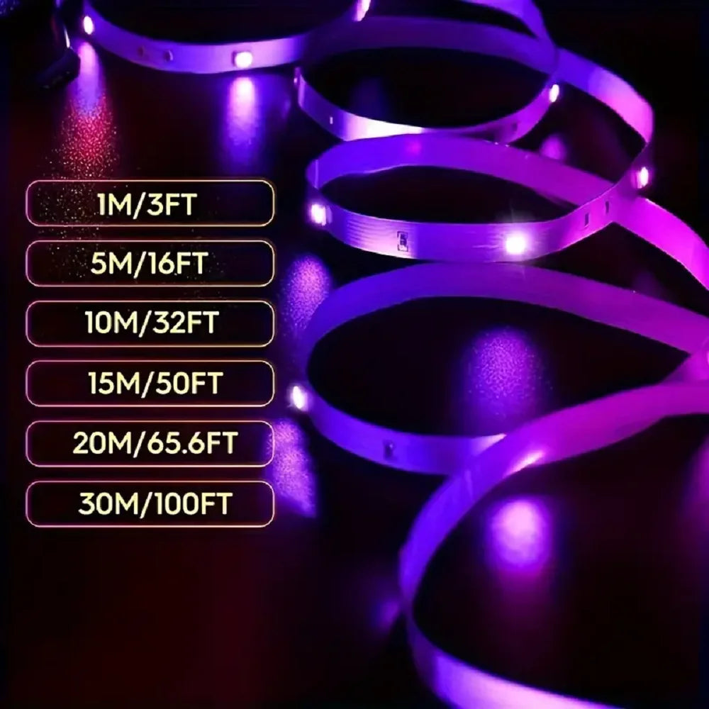 Color RGB 5050 LED Strip Bluetooth Tape Decor for Room LED 10m 15m 20m 30m PC TV backlight Neon LED Lighting Cветодиодная лента